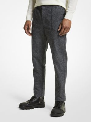 CF2301U37D - Glen Plaid Cotton Flannel Pants CHARCOAL