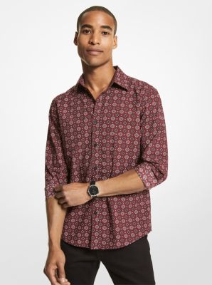 CF2404I765 - Foulard Cotton Blend Shirt MERLOT