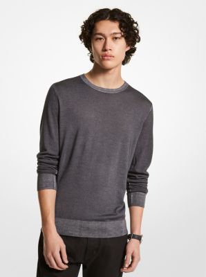CF2606Z2DG - Washed Merino Wool Sweater ASH