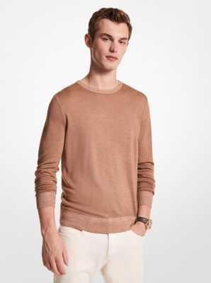 CF2606Z2DG - Washed Merino Wool Sweater HUSK
