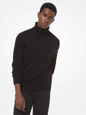 CF93CUA7MW - Wool Turtleneck Sweater BLACK