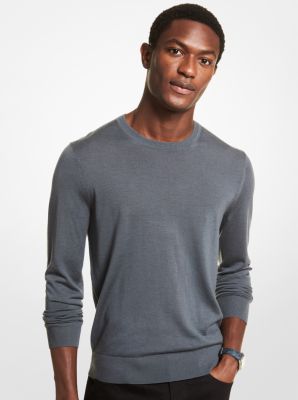 CR1601Y2DG - Merino Wool Sweater MALACTE GRY