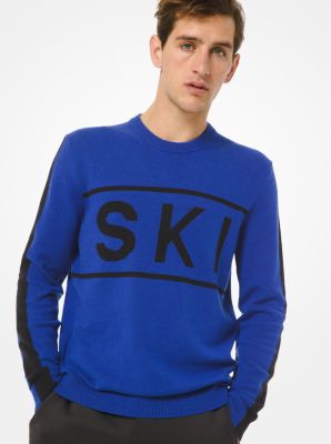 CR96L1K8DG - Nylon Ski Sweater TWILIGHT BLUE