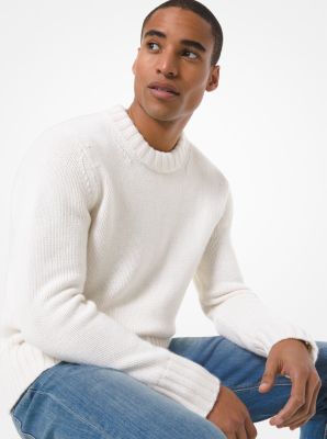 CS06KBE15F - Cashmere Sweater OFF WHITE