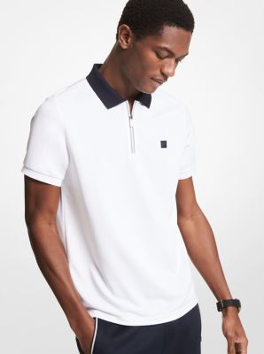 CS150721ZE - Half-Zip Polo Shirt WHITE