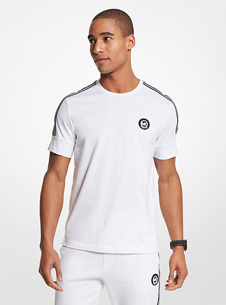 CS250Q91V2 - Logo Tape Cotton Jersey T-Shirt WHITE