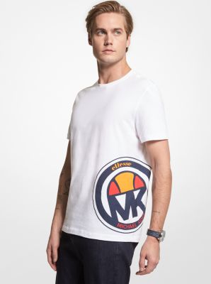 CS250VGFV4 - MK X ellesse Logo Cotton T-Shirt OPTIC WHITE