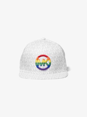 CU2001W2QQ - PRIDE Embroidered Logo Baseball Hat WHITE