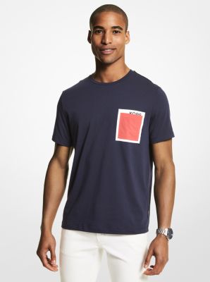 CU2510SFV4 - Scatter Logo Cotton Jersey T-Shirt MIDNIGHT