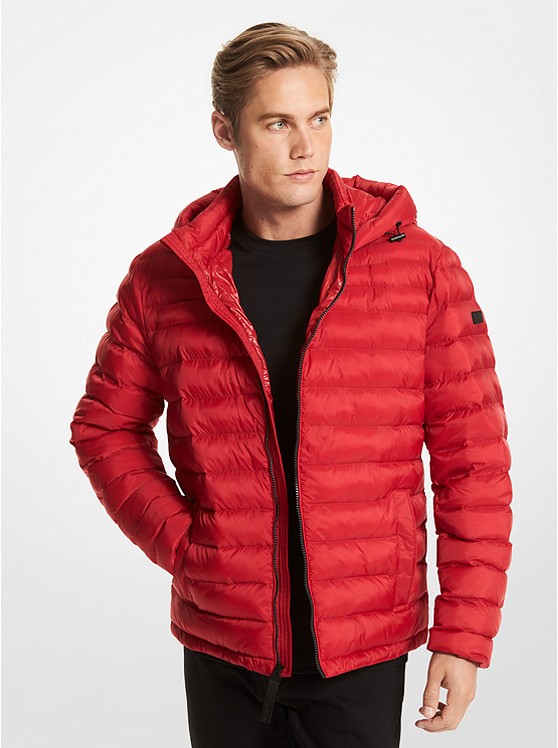 MK MC60301 Packable Quilted Puffer Jacket CRIMSON