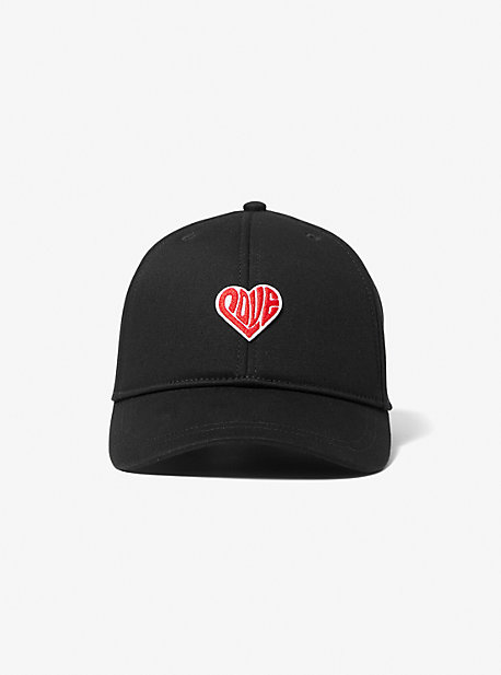 MF100175HN - Watch Hunger Stop LOVE Organic Cotton Baseball Hat BLACK