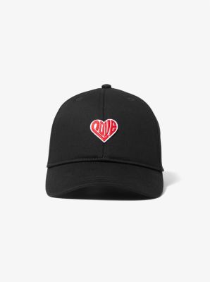 MF100175HN - Watch Hunger Stop LOVE Organic Cotton Baseball Hat BLACK