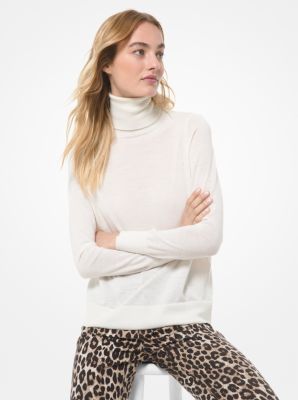 MF96P14CHN - Wool-Blend Turtleneck Sweater BONE