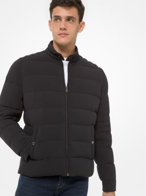 MFP2815NZ0 - Quilted Stretch Nylon Puffer Jacket BLACK