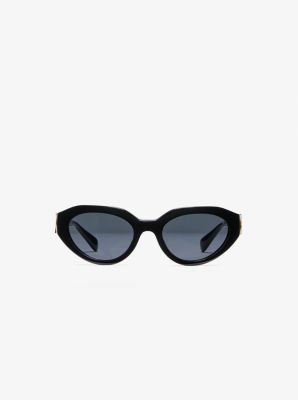 MK-2192 - Empire Oval Sunglasses BLACK