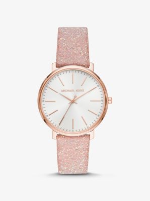 MK2884 - Pyper Rose Gold-Tone Swarovski® Crystal Embellished Watch PINK