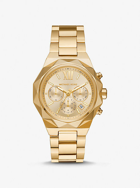 MK4690 - Oversized Raquel Gold-Tone Watch GOLD