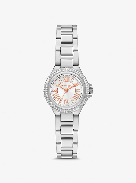 MK4698 - Mini Camille Pavé Silver-Tone Watch SILVER