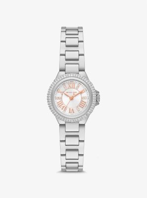 MK4698 - Mini Camille Pavé Silver-Tone Watch SILVER