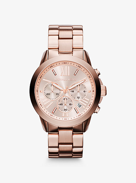 MK5778 - Oversized Rose Gold-Tone Watch ROSE GOLD