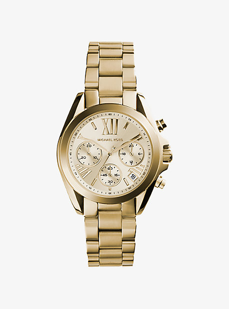 MK5798 - Bradshaw Gold-Tone Stainless Steel Watch GOLD