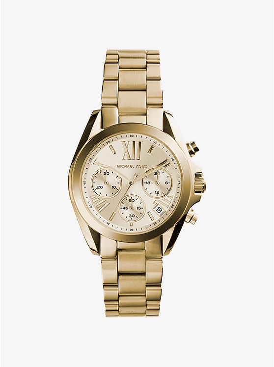 MK MK5798 Bradshaw Gold-Tone Stainless Steel Watch GOLD