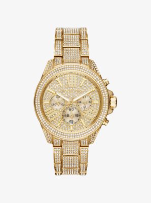MK6355 - Wren Pavé Gold-Tone Watch GOLD