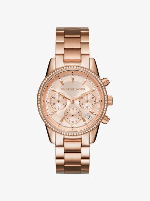 MK6357 - Ritz Rose Gold-Tone Watch ROSE GOLD