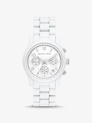 MK7331 - Runway White-Tone Watch WHITE