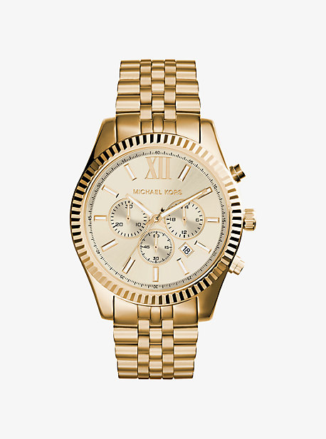 MK8281 - Lexington Gold-Tone Watch GOLD