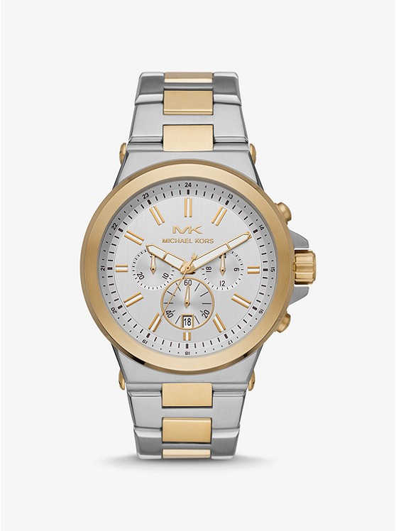MK MK8831 Oversized Dylan Two-Tone Watch TWO TONE