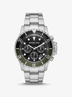MK8976 - Oversized Everest Silver-Tone Watch SILVER