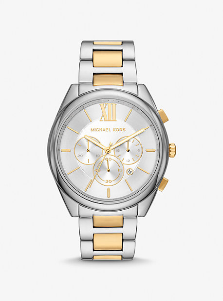 MK8994 - Oversized Janelle Two-Tone Watch TWO TONE
