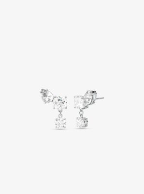 MKC1541AN - Sterling Silver Stone Drop Earrings SILVER