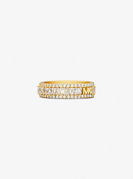 MKC1637AN - Precious Metal-Plated Sterling Silver Pavé Ring GOLD