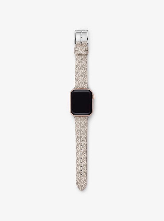 MK MKS8001 Logo Strap For Apple Watch® VANILLA