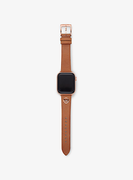 MKS8003 - Leather Strap For Apple Watch® LUGGAGE