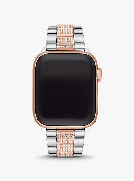 MKS8005 - Pavé Two-Tone Strap For Apple Watch® TWO TONE