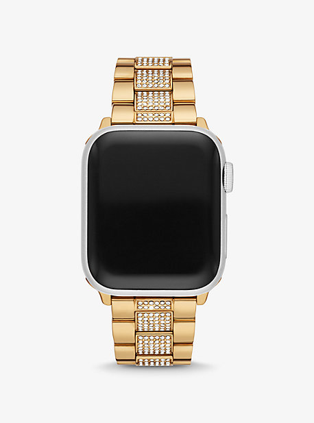 MKS8021 - Pavé Gold-Tone Strap For Apple Watch® GOLD