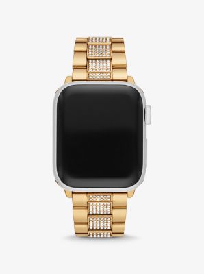 MKS8021 - Pavé Gold-Tone Strap For Apple Watch® GOLD