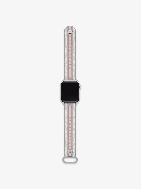 MK MKS8022 Logo Stripe Strap For Apple Watch® GREY