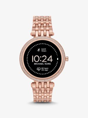 MKT5128V - Gen 5E Darci Pavé Rose Gold-Tone Smartwatch ROSE GOLD