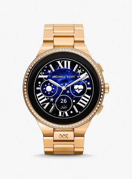 MKT5144V - Gen 6 Camille Pavé Gold-Tone Smartwatch TWO TONE