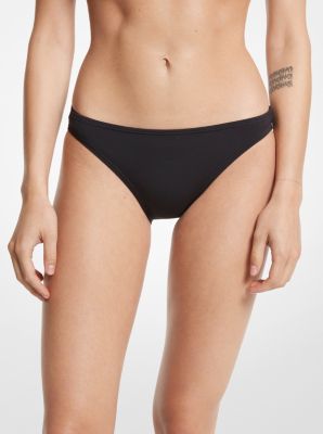 MM8H142 - Stretch Nylon Bikini Bottom BLACK
