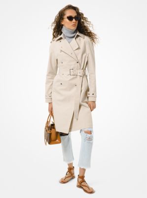 MS02J4UDTY - Cotton Twill Trench Coat  DUNE