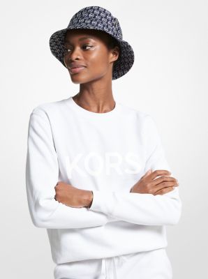 MS1501I23G - Logo Organic Cotton Blend Sweatshirt WHITE