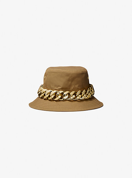 MS20001DTY - Chain Link Cotton Bucket Hat SMOKEY OLIVE
