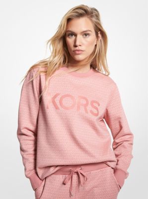 MS2501I38G - Logo Organic Cotton Blend Sweatshirt DUSTY ROSE
