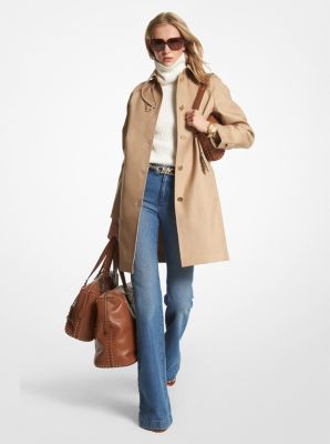 MS320ARDTY - Cotton Belted Trench Coat KHAKI