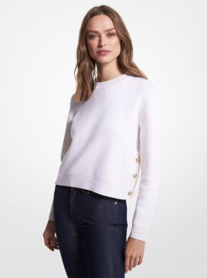 MS360MNCSN - Wool Blend Sweater WHITE